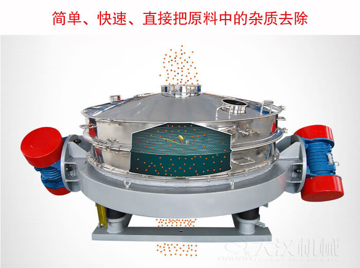 直排篩可用于粉末、顆粒的粗略篩分和除雜